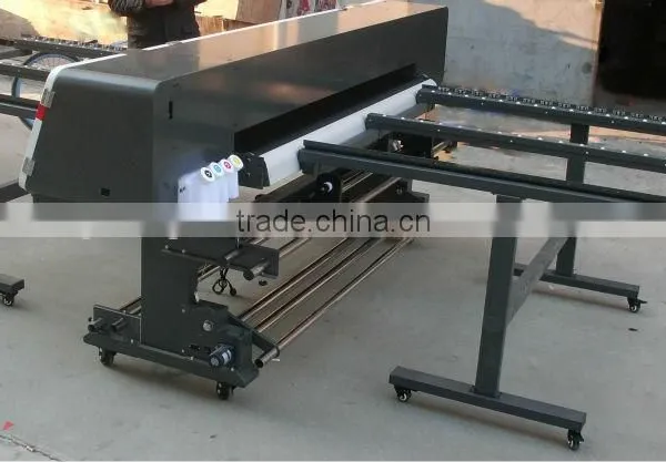 Flatbed and Roll to Roll UV Printer HKAD1950UV on LED Lamps DX7 Print Heads