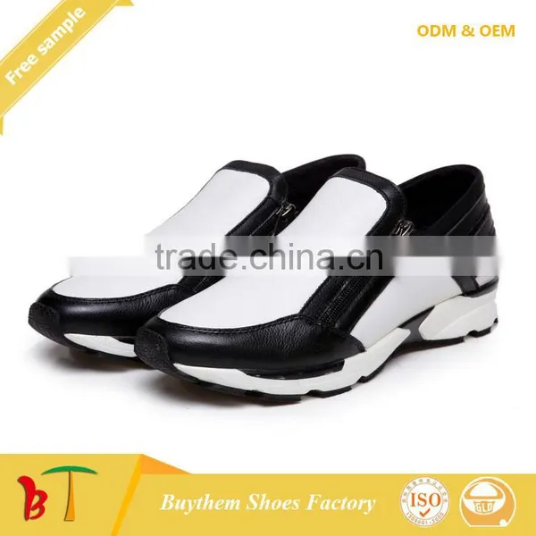 Men's New Style Sports Sole Casual Upper Genuine Leather Shoes photo-3
