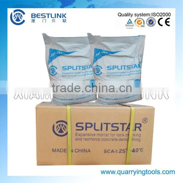 Splitstar Non-Explosive Soundless Expansive Agent for Rock Cracking photo-3