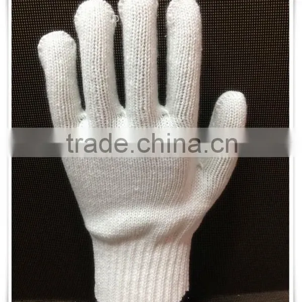 Bleached White Work Cotton Glove photo-2