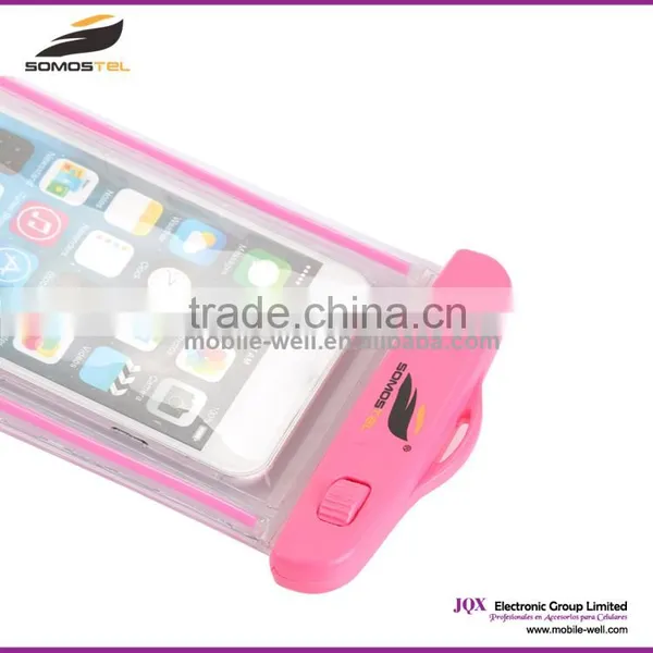 [Somostel] High Quality PVC Fluorescent Waterproof Diving Bag For Phones Underwater Pouch Case For Iphone 6/6plus For Samsung s3 photo-3