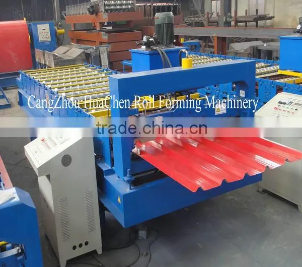 China Galvanized Colored Steel Tile Rolling Mill for Tiles Manufacturing Machinery photo-2