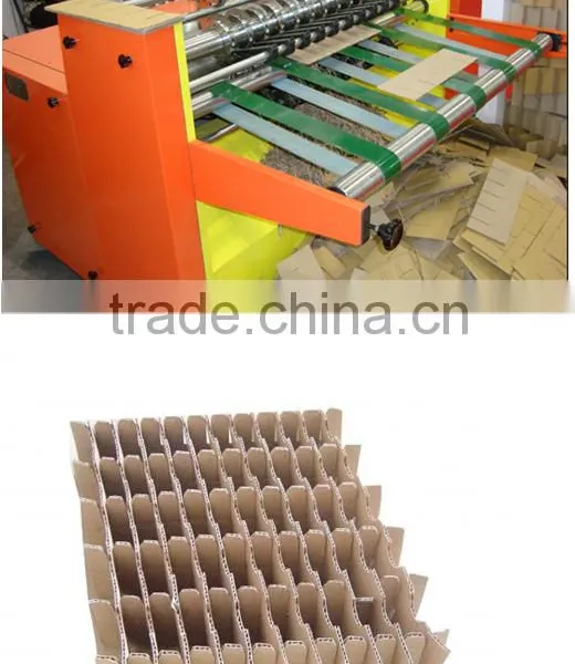 Corrugated Partition Leaving Clapboard Board Making Machine