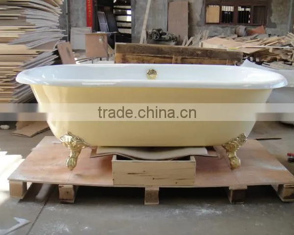 Classical Shower Bath With Colored Paint
