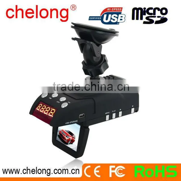 2.0" Inch Radar Detector Streakla-ST Radar Detector With Car Dvr Camera