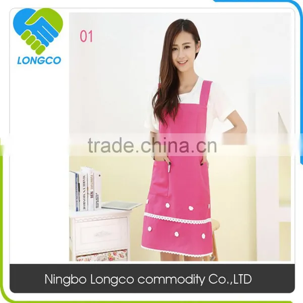 Factrory Price Wholesale Cheap Promotional Polyester Waterproof Cooking Apron,Fashion Kitchen Apron photo-4