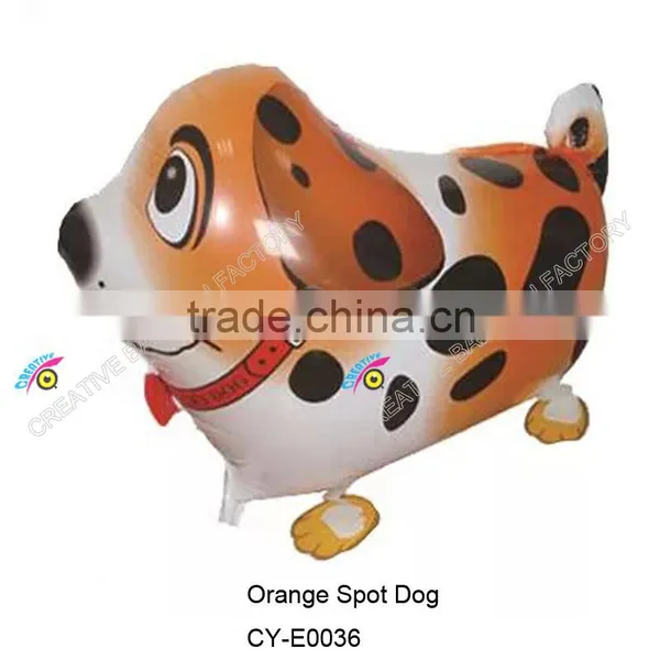 2015 Wholesale Animal Shaped Walking Pet Balloon Helium Walking Pet Balloon Different Color Walking Spot Dog Balloon photo-2