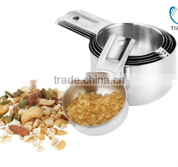 2016 newest 0.8mm stainless steel 12pcs nesting measuring cups/spoons set
