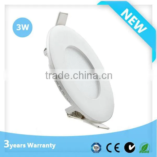 Hot Aluminum Frame Dimmable Recessed Led Pannel Light 9w photo-2
