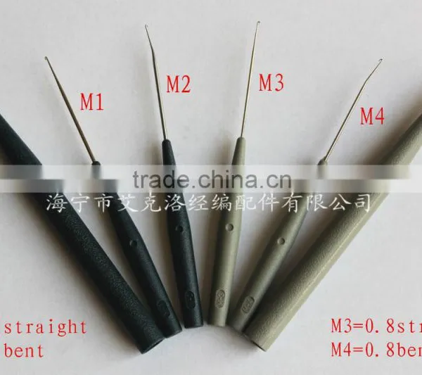 Warp Knitting Spare Parts-hook Needle 0.8/1.1 Bent Needle Crochet Hook photo-2