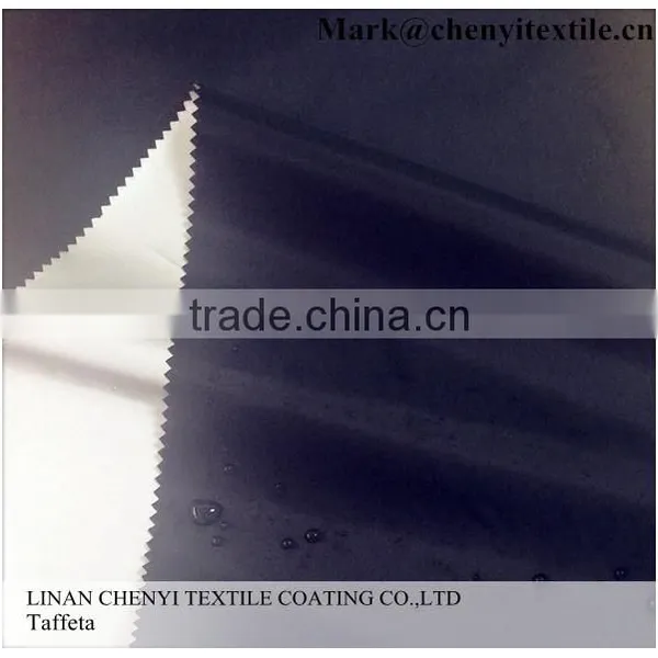 Factory Sale 170T 190T 210T Polyester Taffeta Black Silver Fabric photo-4
