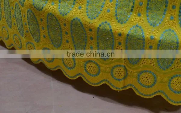 2015 New Arrival African Swiss Lace Fabric Bulk Lace Fabric Swiss Cotton Lace Fabric photo-6