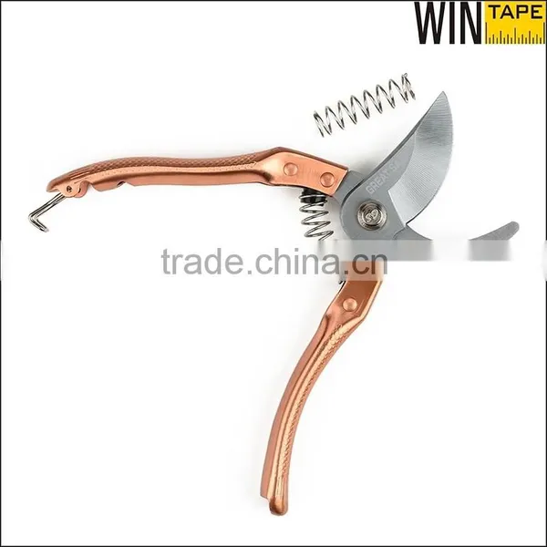 Professional Manual Orange Metal Handle Pruning Shear For Garden Quality Choice photo-3
