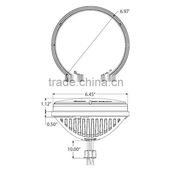 Car Accessories 7 Inch Round Led Headlight for Jee-p Wrangler Cj Jk Tj Motorcycle Offroad Vehicles photo-5