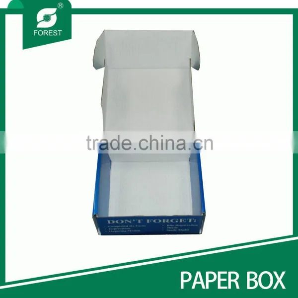2015 BLUE CARDBOARD CORRUGATED CARTON BOX EP8702103212 photo-3