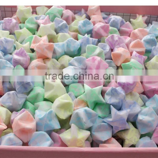 Luminous Lucky Star Paper Heart Paper Origami Museum Wishing Star Paper Birthday Gift Stripes White Five-pointed Star Quality Choice photo-4