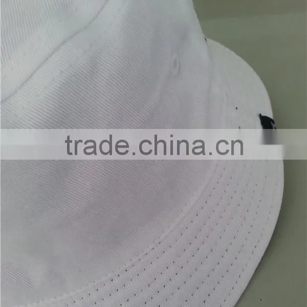 100% Cotton Woven Label Reversible Wearing Logo Front Printing Good Quality Bucket Hats photo-3