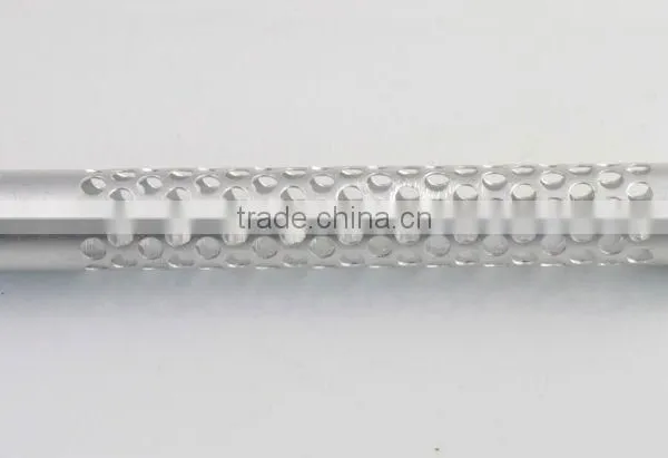 Aluminum Barrel With Holes for Hairbrush