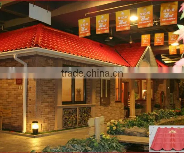 Flame Resistant Europe Style ASA/PVC Roof Sheets Synthetic Resin Tile photo-4