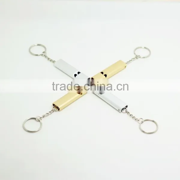 Aluminum Alloy Outdoor Whistle With Two Holes photo-4