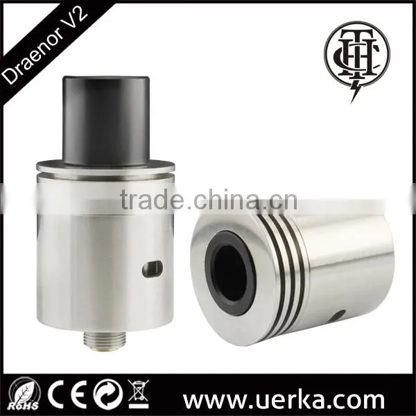 THC Draenor V2 Rda Atomizer, Rebuildable Dripping Atomizer, Dual Coil Atomizer for 18350 18650 Box Mod photo-2