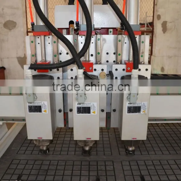 AG1325 Three Heads Wood 3d Cnc Engraving Machine photo-3