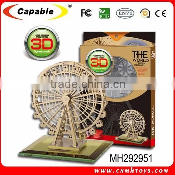 Metal 3D Jigsaw Puzzle Ferris Wheel Model LT8809E