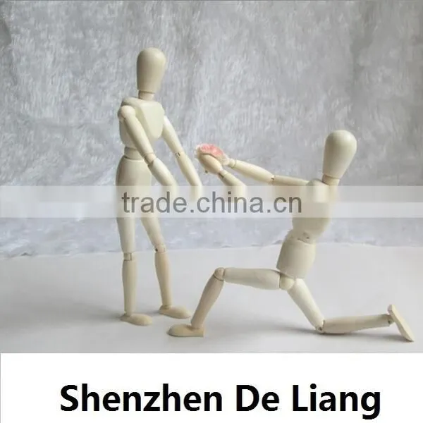 Pink Color Mini Doll Supply 10 "wooden Puppet Joints Wooden Crafts Processing Customized Manufacturers Selling Wholesale photo-2