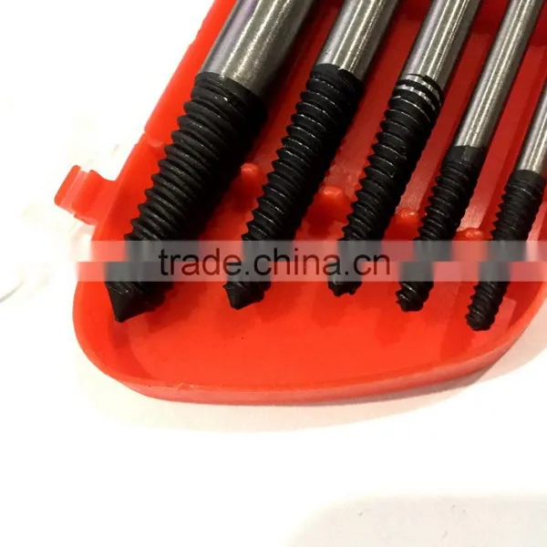 5 Pcs Vis Extractor Set Easy Out Forets Guide Casse Vis Boulon Remover photo-2