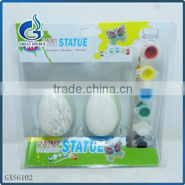 Paint By Yourself Kids' Best Intelligent Gift DIY Ceramic Easter Egg photo-4