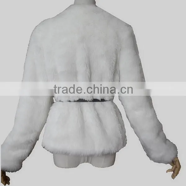Adults White Fur Parka Jacket Lightweight Parka Winter Jacket photo-3