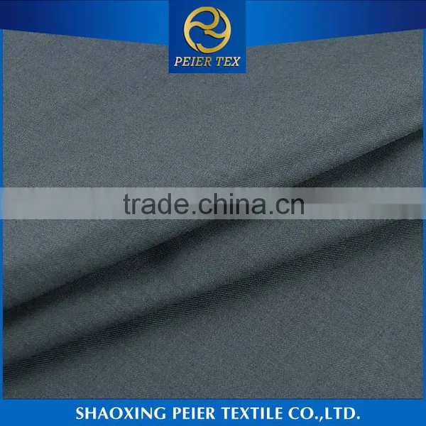 China Suppliers Shaoxing Soft Shaoxing Smartex co Ltd Textil Man Poly Rayon Spandex Stripe Fabric Suiting Fabric photo-2