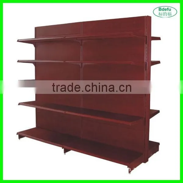 Supermarket Retail Store Wooden Display Shelf