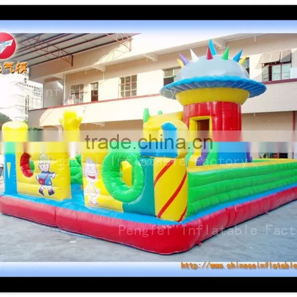 Funny Amusement City Inflatable Toy, Inflatable Castle Amusement Park