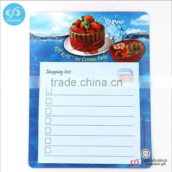 2016 Promo Sales Cute Memo Pad High Quality Magnetic Shopping List Notepad photo-6