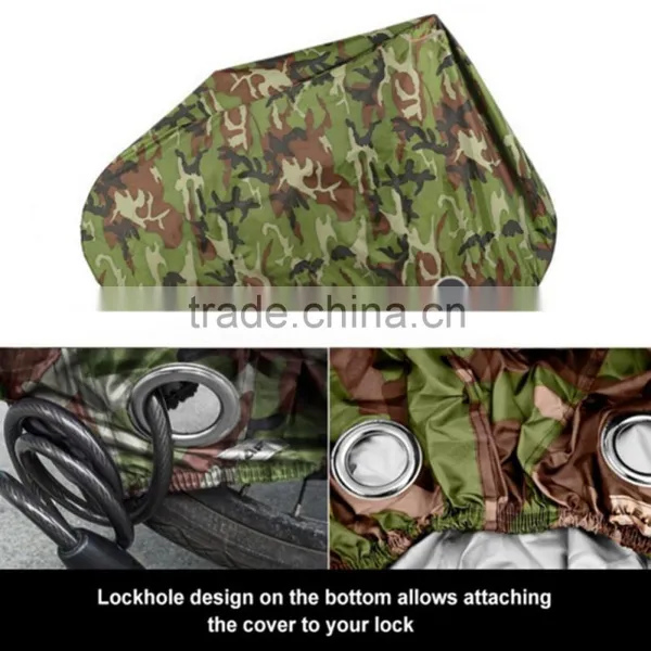 0utdoor Oxford Fabric Waterproof Camouflage Bicycle Cover photo-4