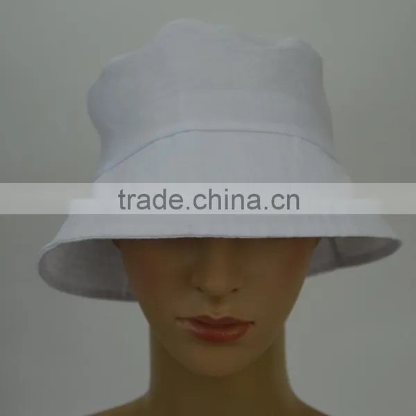 Promotion Polyester Bucket Hat White
