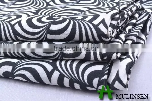 Mulinsen Textile 50D*50D Polyester Satin With Twist Type of Satin Fabric photo-2