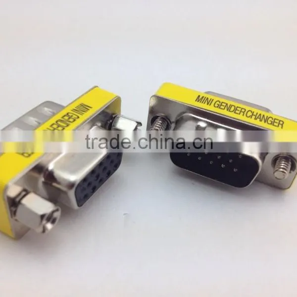 15 Pin HD SVGA VGA Male to Female Adapter Connector photo-3