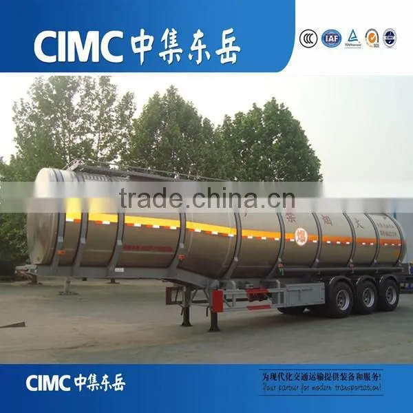 China 55cbm Aluminum Crude Oil Tanker Truck Trailer photo-3