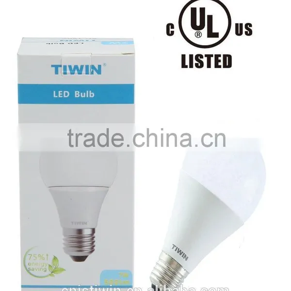 TIWIN North American Best-selling UL Listed 500 Lumen 7w Dimmable A19 Led Bulb photo-6