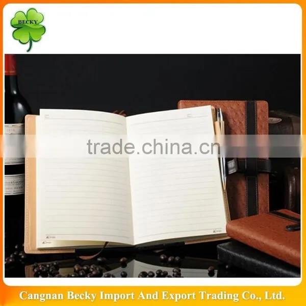 New Colorful Cover Decorative pu Leather Writing Notepad Manufacturer for Office or Student photo-2