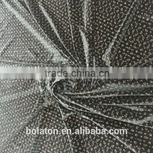 Hot Selling Korea Spun Spandex Lacquer Printed Velvet for the Middle East photo-4