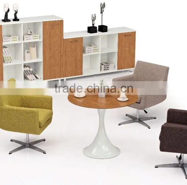 China Manufacturer Best Price Wooden Small Round Office Meeting Table photo-5
