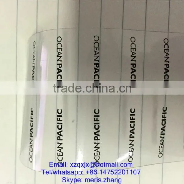 Logo Printed Cellulose Acetate Shoelace Tipping Film Shoelace Tips Ends photo-3