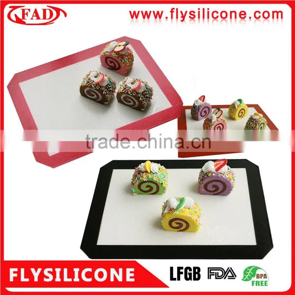 Making Cookie 16.5*11.6 Inch Non-stick Easy-cleaned Silicone Baking Mat