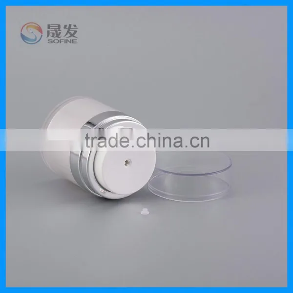 Acrylic Cosmetic Airless Cream Jar photo-4