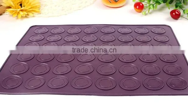 48 Cavity Silicone Pastry Muffin Cake Macaron Oven Baking Mould Sheet Silicone Pastry Mat photo-4