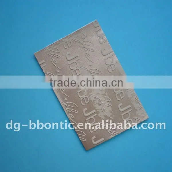 2016 Custom Embossed Leather Label photo-3
