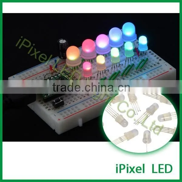 5mm Tri-color Led DIP Lamp Clear/frosted Lens photo-2